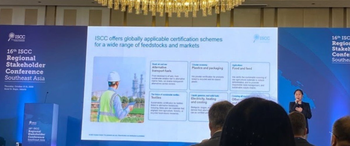 President Director dan tim Sustainability CBQA Global menghadiri ISCC Regional Stakeholder Conference Southeast Asia 2026 di Jakarta.
